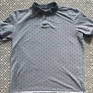 Banana Republic Gray Polo Shirt - XL TALL